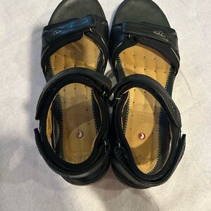 Artisan Black Leather Sandals 1011
